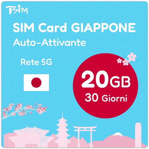 Sim giappone per giorni 20 - per,