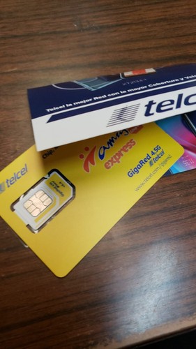 Scheda sim telcel simcard - sim,