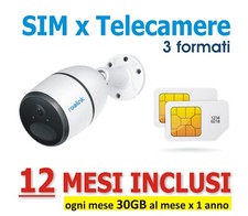 SIM DATI per Telecamera