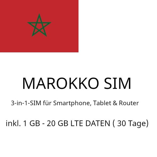 Marocco sim per - marocco, e