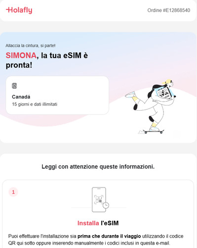Sim per canada traffico dati - canada,