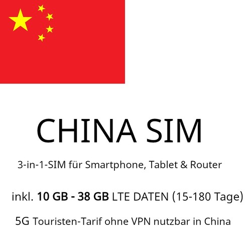 Cina sim per turisti - per,