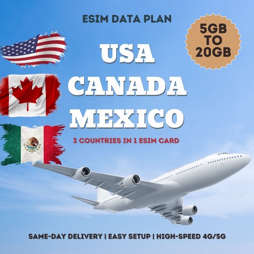 Usa canada messico - esim, da