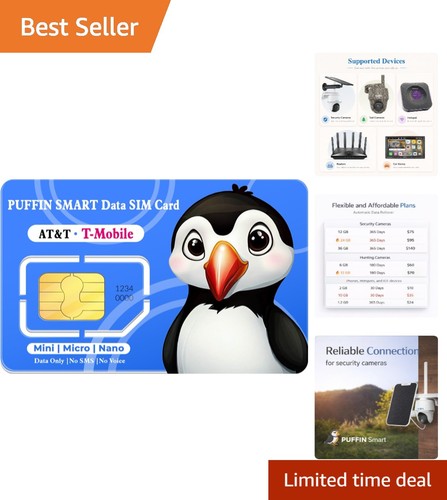 Scheda sim dati puffin - dati, smart